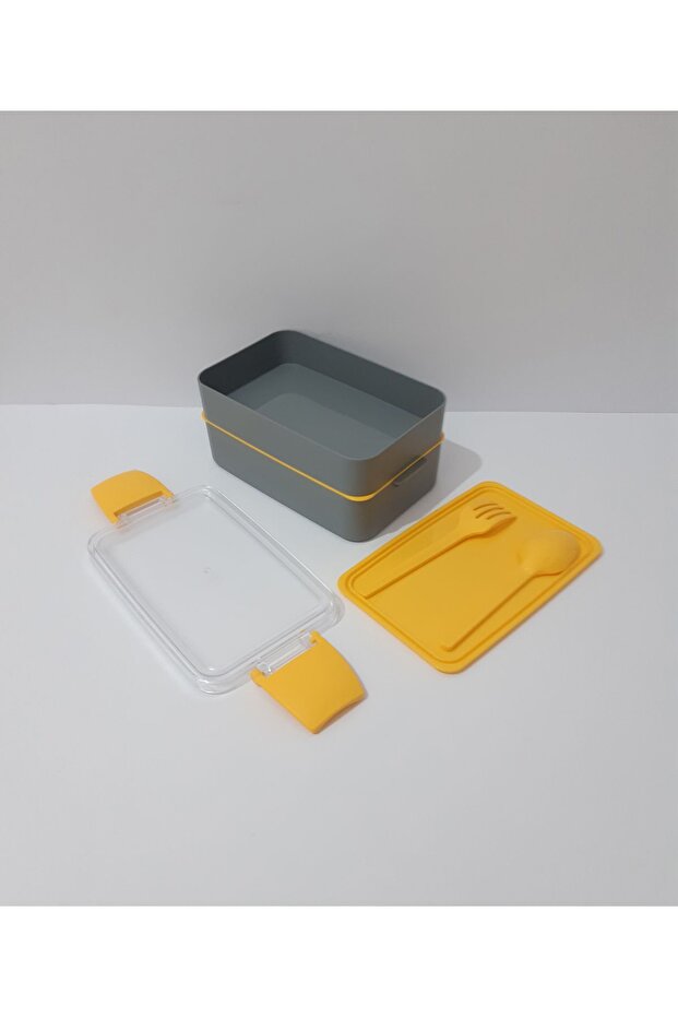 Double Layer Food Storage Container Lunch Box Lunch Box For School Office Picnic - 5
