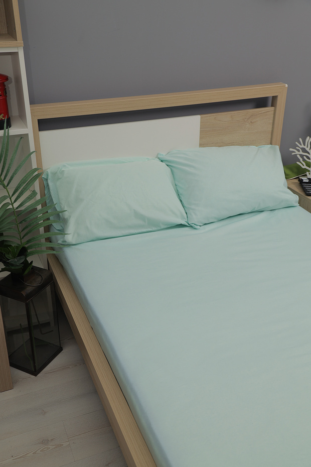 طقم ملاءة سرير مطاطية (غطاء وسادة + ملاءة سرير) - 2