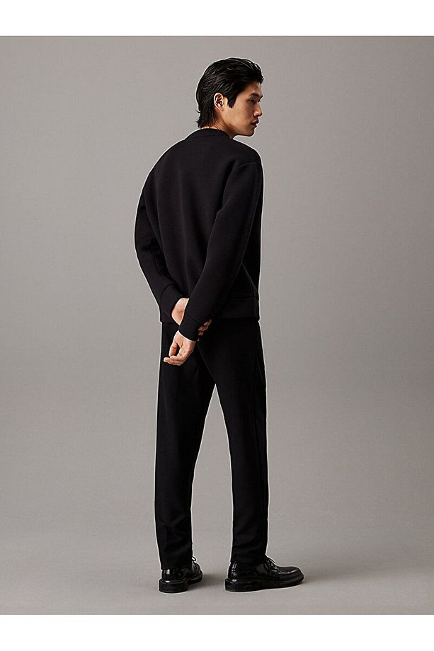 Erkek Bisiklet Yaka Pamuklu Normal Kesim Siyah Sweatshirt K10K113570-BEH - 2