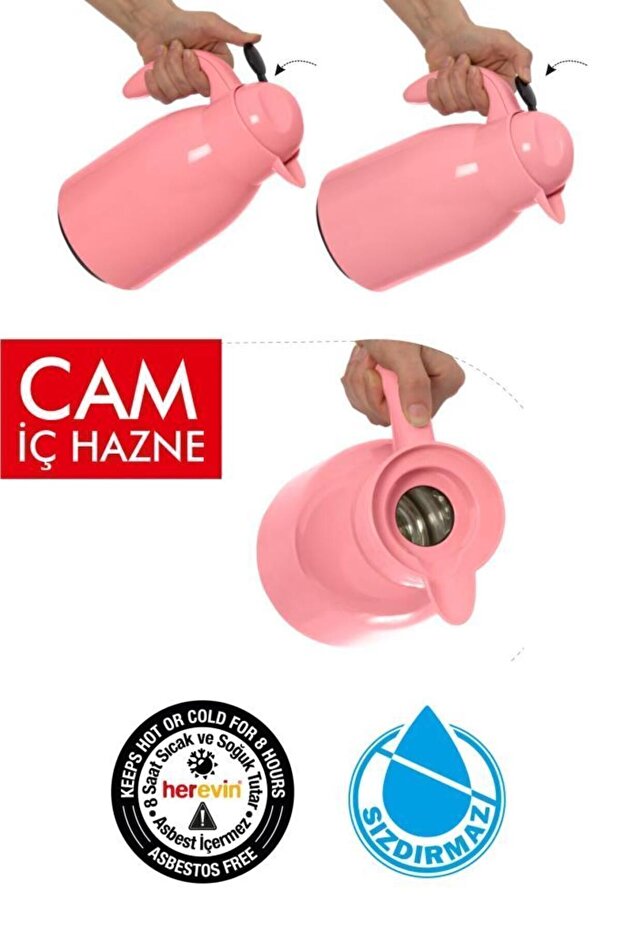 Bordo Renk Sade Termos - 2