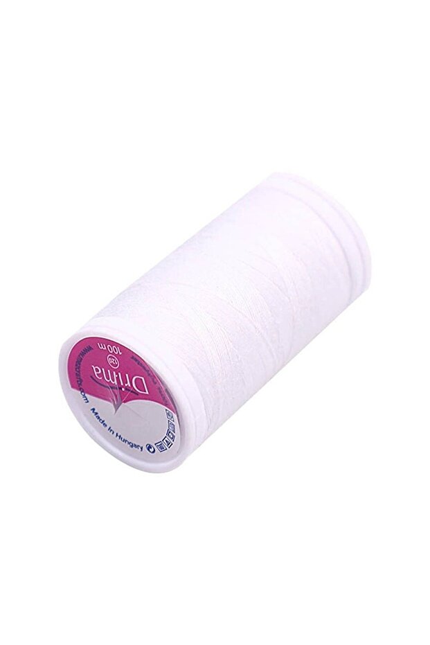 Drima Spool Sewing Thread 100m White