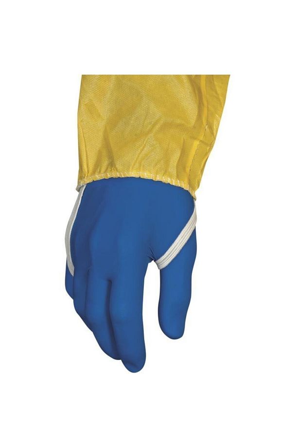 Dt300 Deltachem Kapüşonlu Unisex Tulum  Tıp 3b  Tek Kullanımlık  Kenarları Su Geçirmez - 6