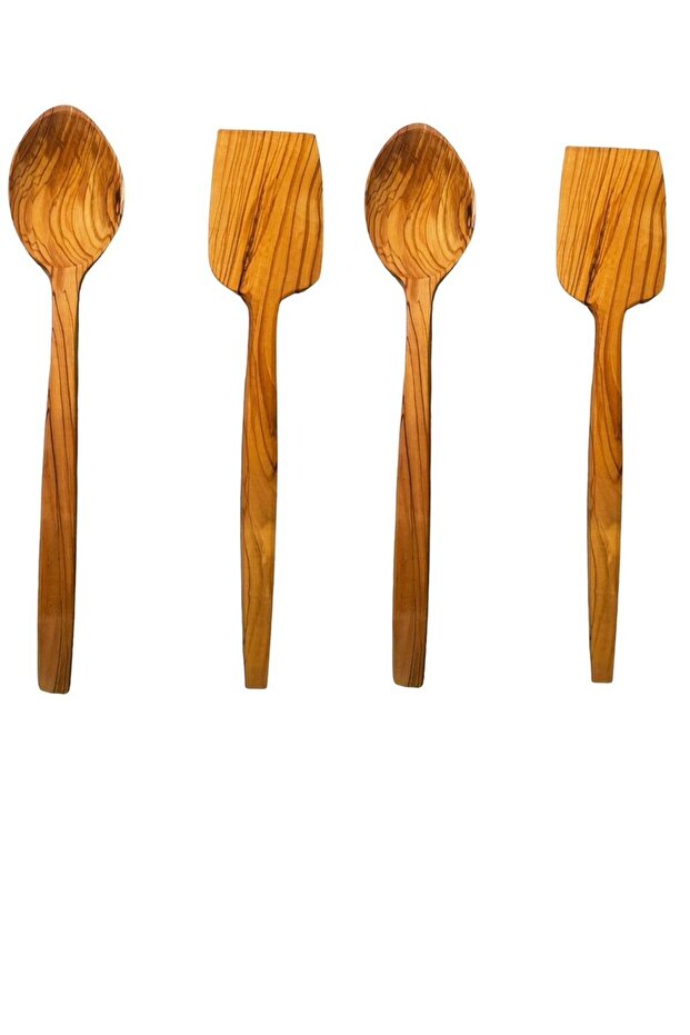 ملعقة خشبية من خشب الزيتون*مجموعة ملاعق - 1