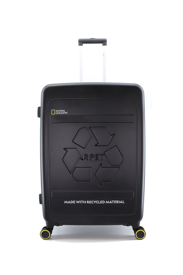 RPET Balance Luggage Trolley Large Check-In Black
