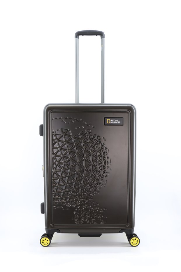 Globe Medium Check-In Luggage Suitcase Khaki