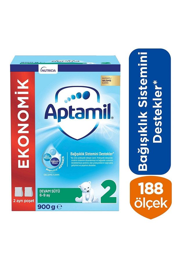 Milupa Aptamil 2 Devam Sütü 6-9 Ay 900 gr 2 Adet - 2