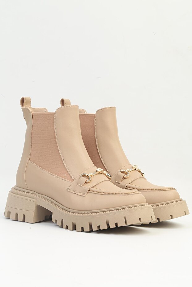 ® | PC-54085 Kadın Bej Bot - 2