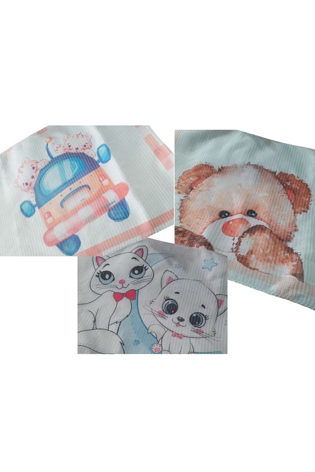 35X50 Patterned Girl's Lunch Napkin and Cover - 3 Pieces