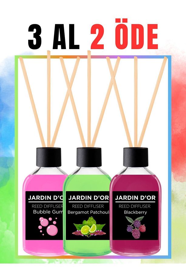 Çok Al Az Öde Sakız-böğürtlen-bergamot Paçuli Reed Dıffuser 50 ml / Bubble Gum-blackberry-bergamot - 1