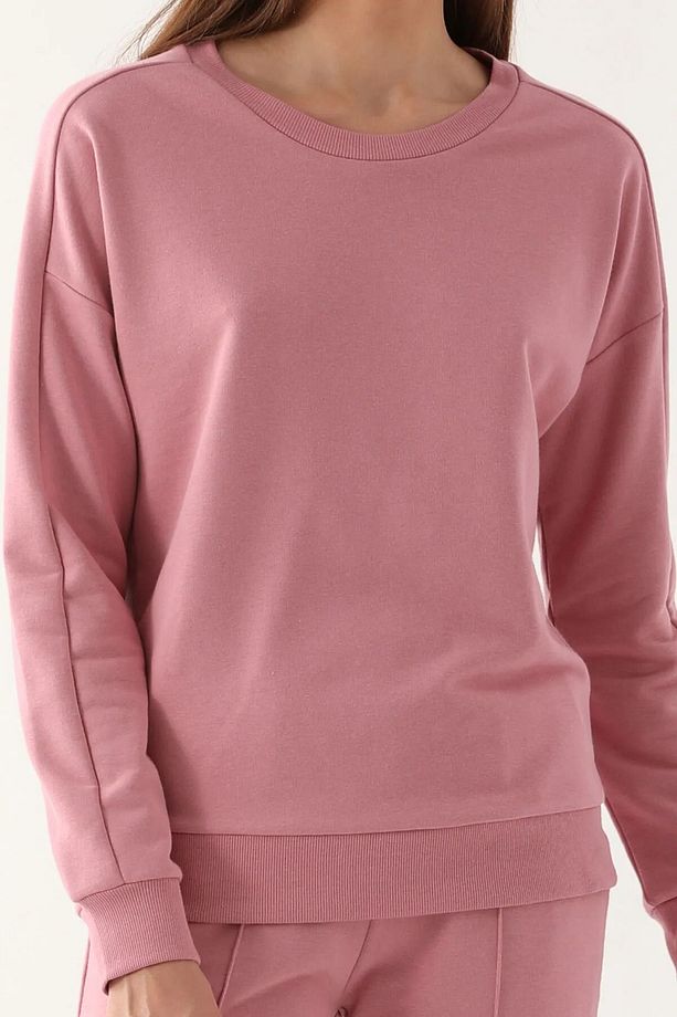 PEMBE KADIN PİJAMA TAKIMI - 4
