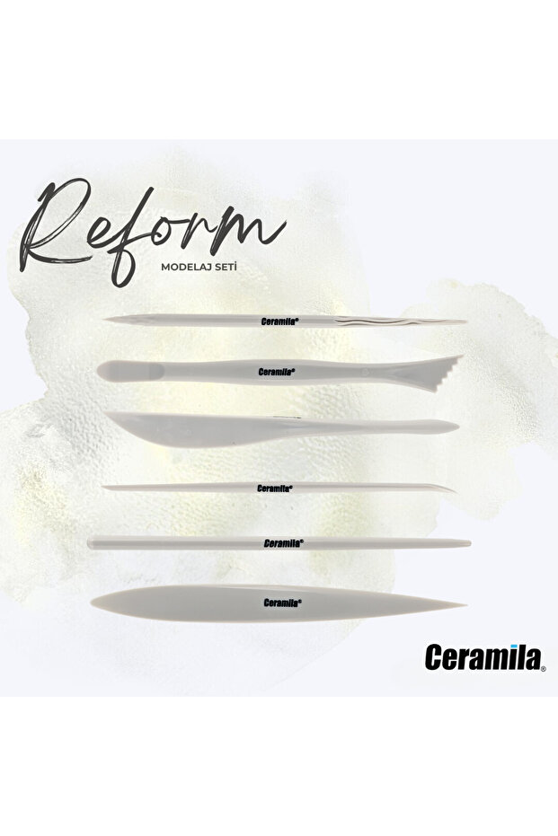 6’lı Seramik Modelaj Seti - 2