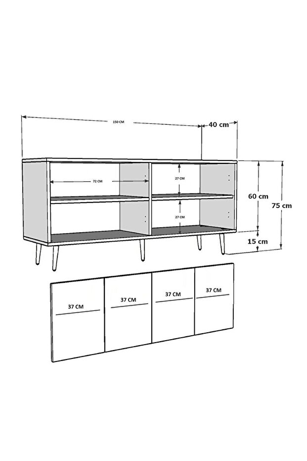 DROP KONSOL ANTRASİT-GÜMÜŞ - 7