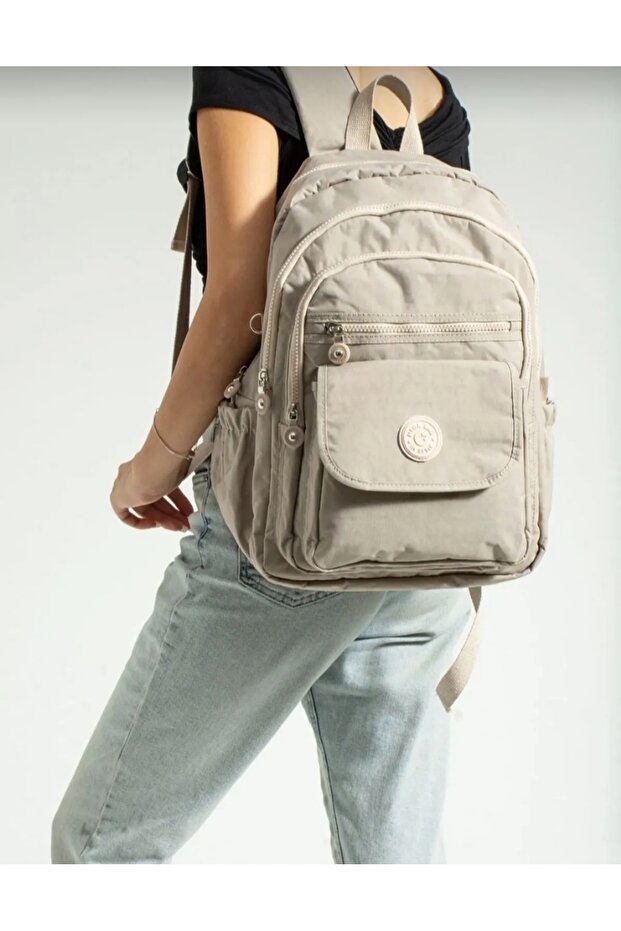 حقيبة مدرسية كبيرة الحجم حقيبة ظهر يومية متعددة الأقسام - 1