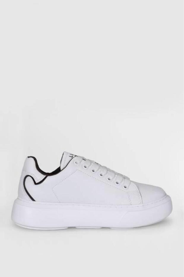 Amy Genuine Leather 5cm Thick Sole Sneaker Sports Shoes