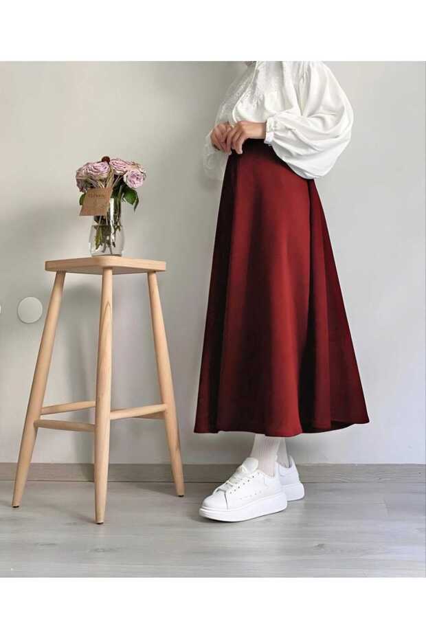 تنورة واسعة منتفخة سكوبا - 1