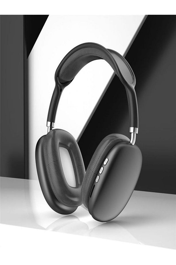 P9 Pro Max Bluetooth Kulaklık Bt5.0 Mikrofonlu Fm Radyolu Tf Kart Girişli Aux Bluetooth Kulaklık - 1