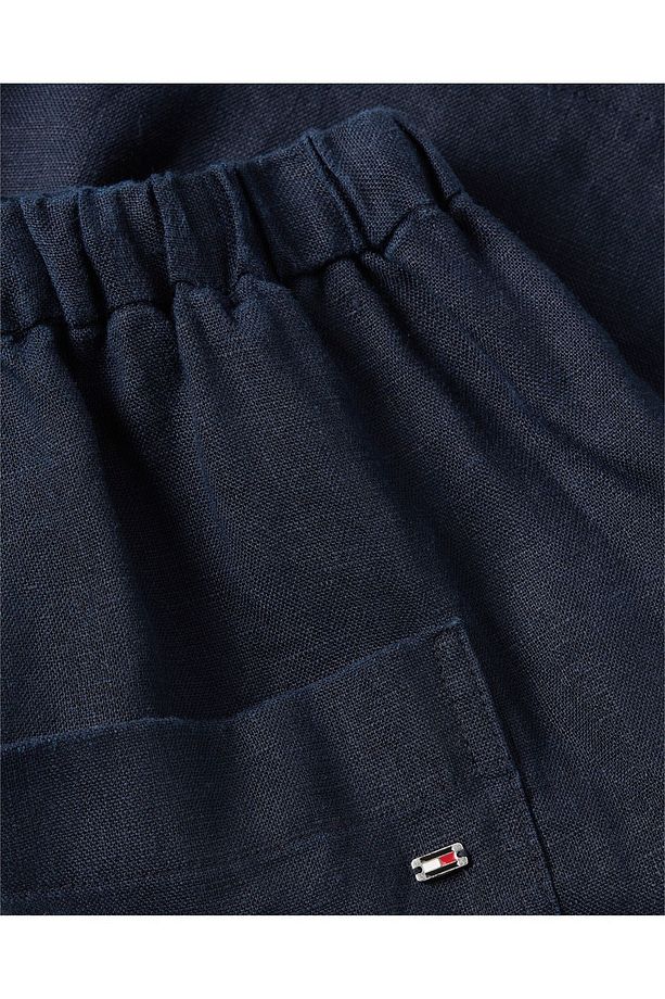 PULL ON CASUAL LINEN SHORT - 3