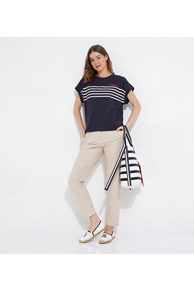 RLX STRIPE EMB C-NK SS - 5