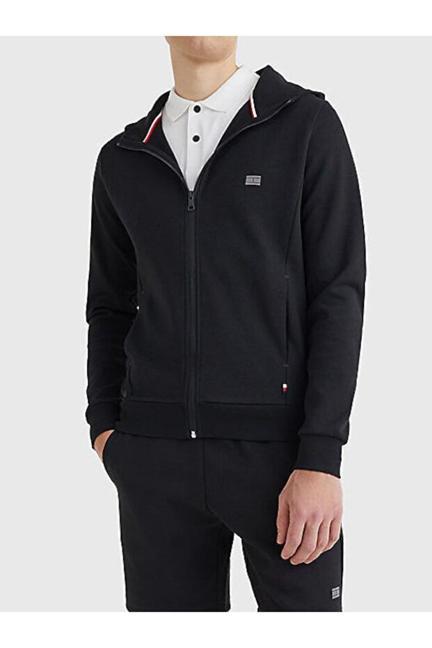 TECH ESSENTIALS HOODED ZIP THRU - 1