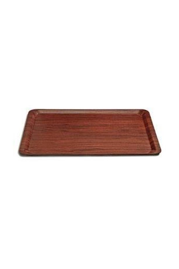 4 Adet Kaymaz Tepsi Çay Kahve Yemek Servis 37 X 53 Cm - 1