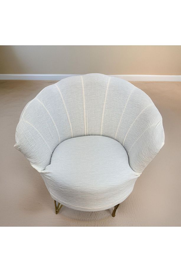 papatya koltuk kılıfı, oval koltuk örtüsü, berjer koltuk örtüsü - 3