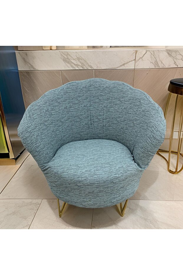 papatya koltuk kılıfı, oval koltuk örtüsü, berjer koltuk örtüsü - 1