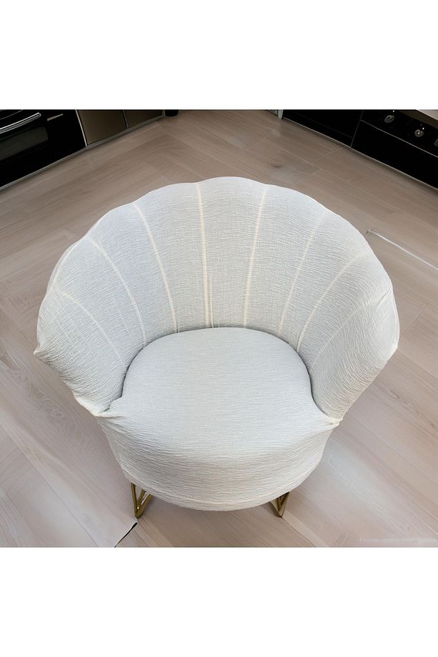 papatya koltuk kılıfı, oval koltuk örtüsü, berjer koltuk örtüsü - 4