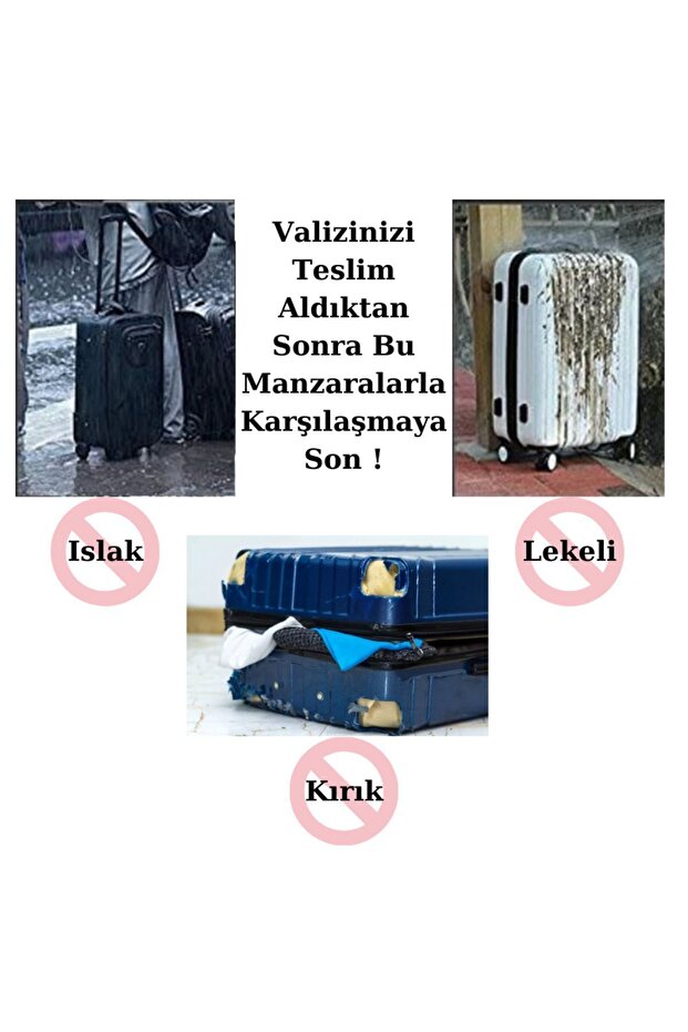 Bavul kılıfı şeffaf - 6
