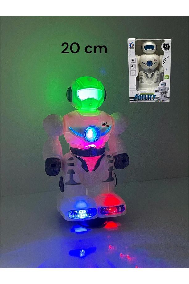 Robot Agility Cx Oyuncak  Pilli Işıklı   Sımulated Robot Vocıe - 1