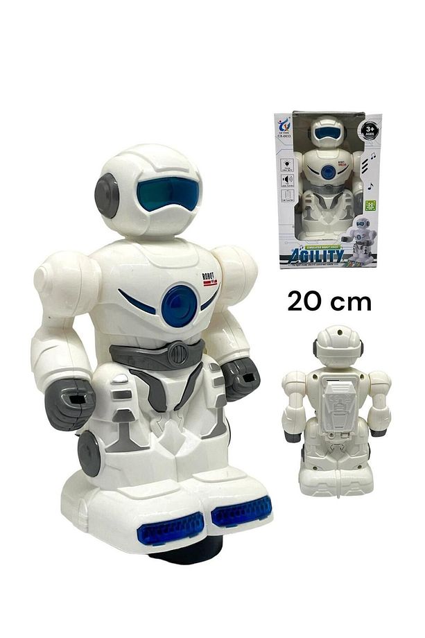 Robot Agility Cx Oyuncak  Pilli Işıklı   Sımulated Robot Vocıe - 4