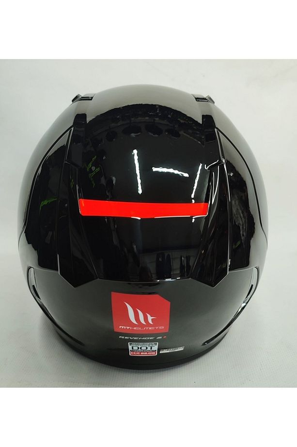Revenge 2 Solıd A11 Gloss Black Şeffaf Vizörlü 14b - 4