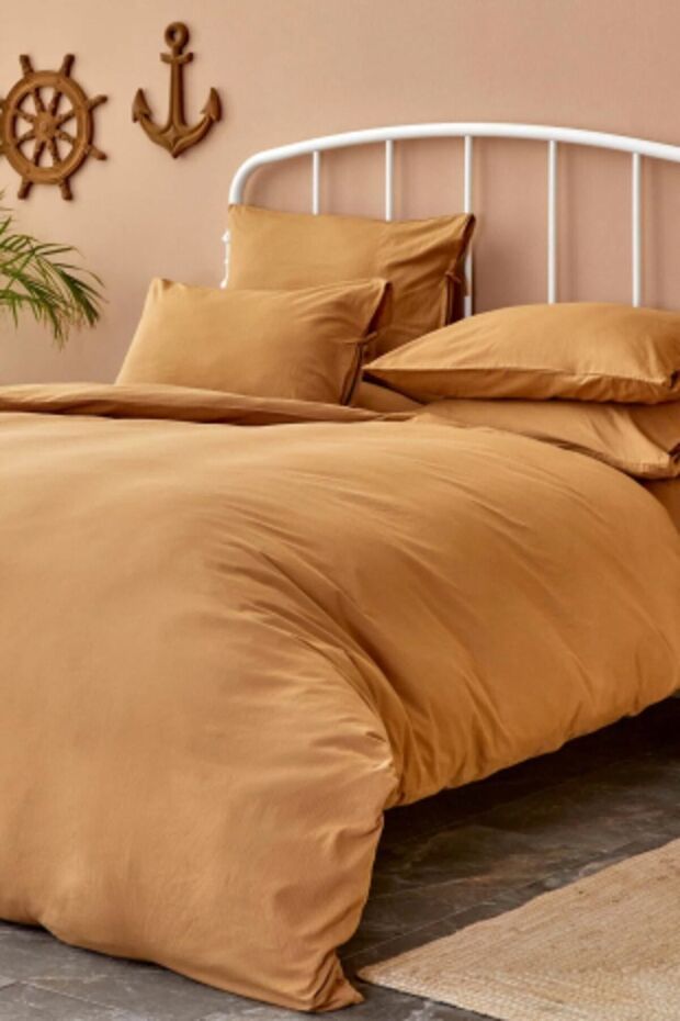 Pruva Mustard Single Duvet Cover Set