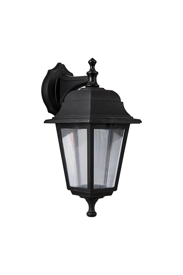 Optical Square Inverted Sconce Black - 3