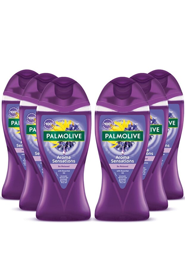 Natural Shower Gel Aroma Sensation So Relaxed 250ml, Value Pack, 6 Pack