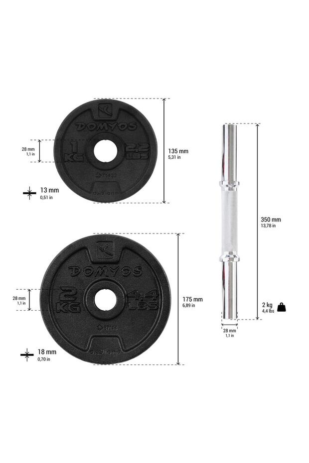 10 Kg Dambıl Seti - 4