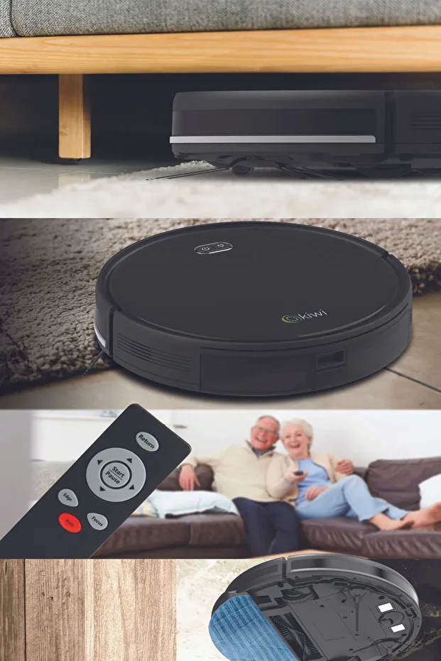 Akıllı Robot Süpürge Islak Kuru Robot Vacuum Mop Kvc-4090 - 5
