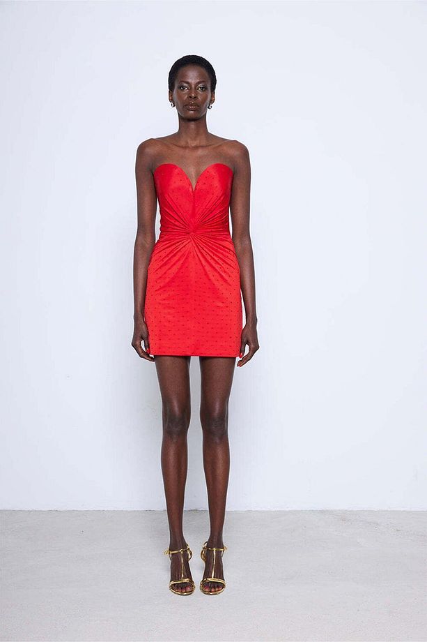 Rosy Elbise Red - 3