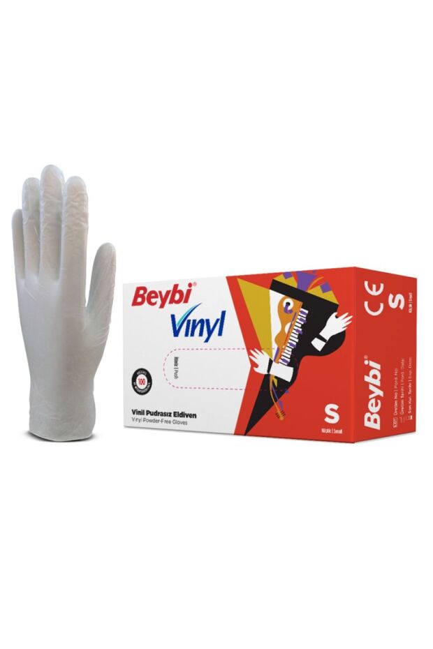 Vinyl Gloves Powder Free -S- 100 Pcs