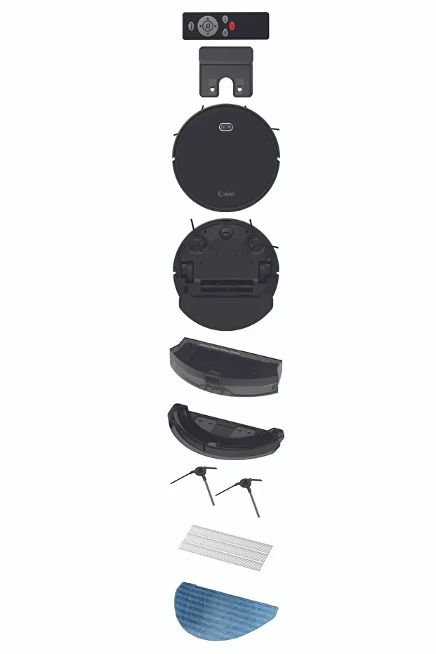 Akıllı Robot Süpürge Islak Kuru Robot Vacuum Mop Kvc-4090 - 6