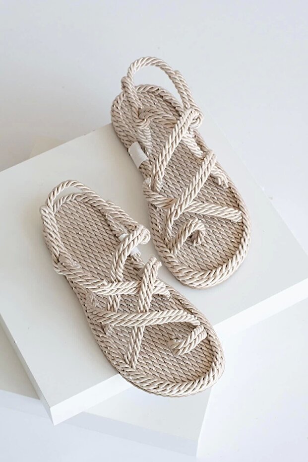 Ψάθινα σανδάλια Bless String String String - 1