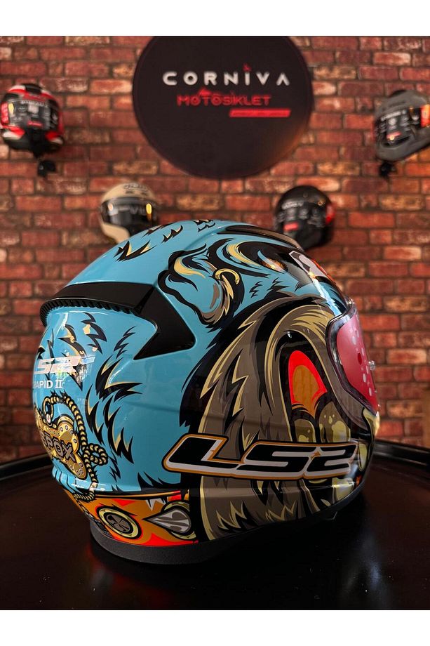 RAPID 2 NEO MAVİ-MOR KASK - 5