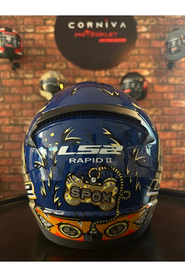 RAPID 2 SPOX MAVİ-GRİ KASK - 6