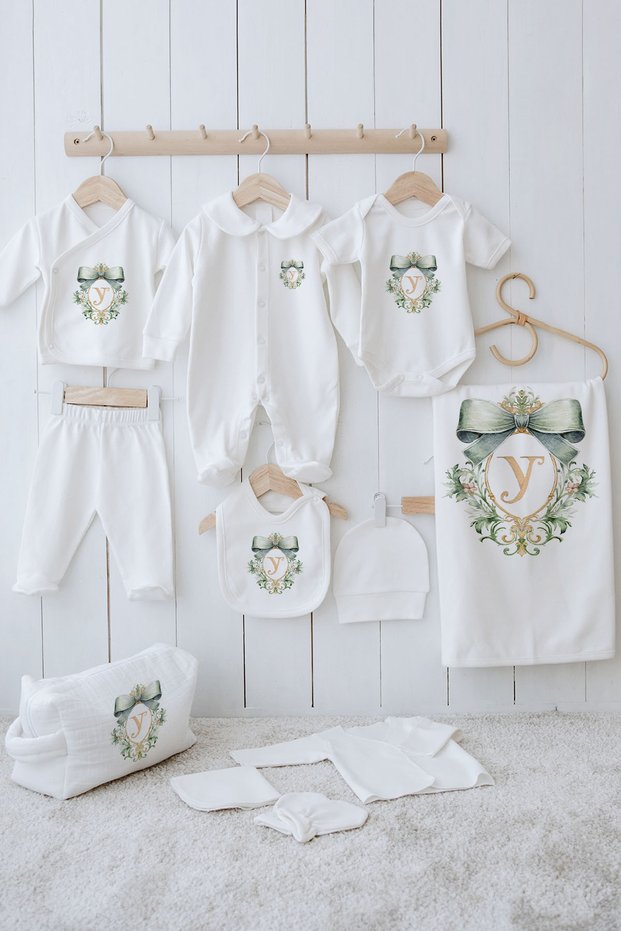 Organic 11-Pack Hospital Release - Green Royal Series - Letter Y