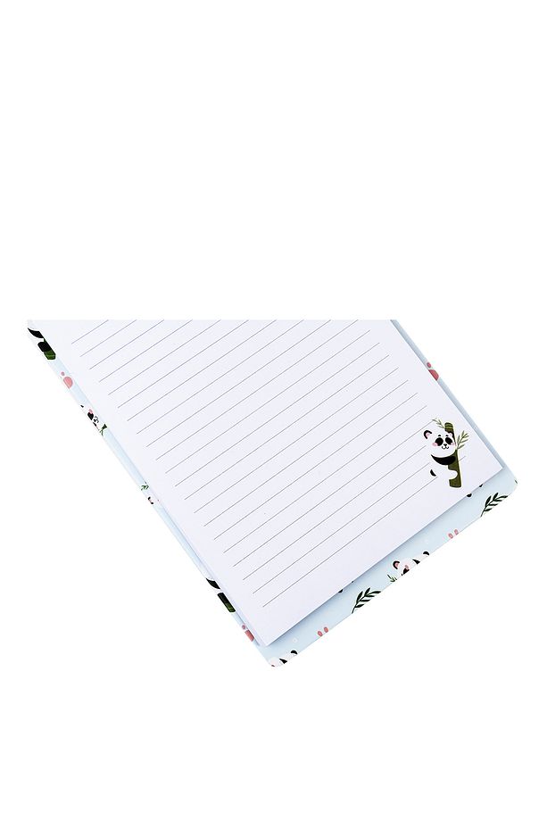 A5 Sekreterlik ve Not Defteri Seti - Panda Desen - 4