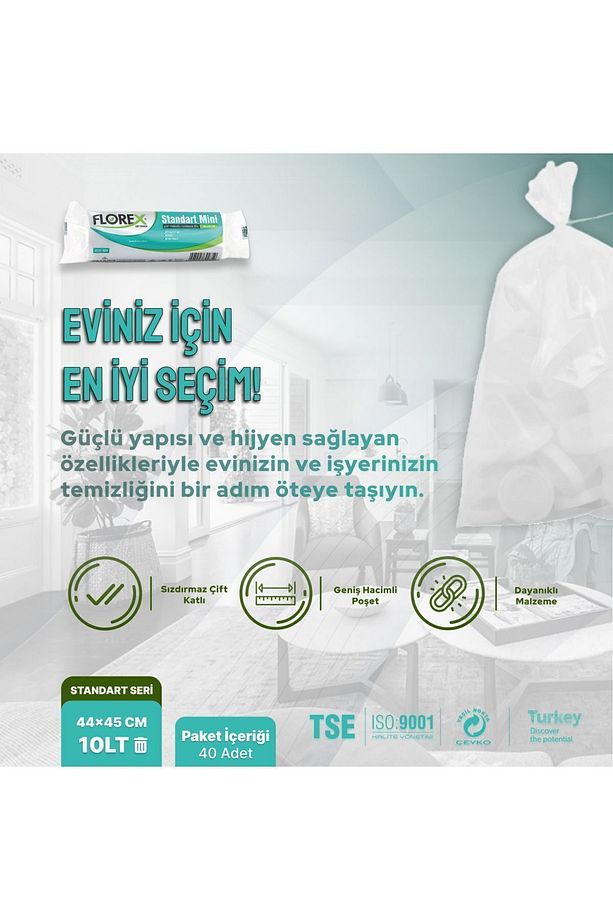 Standart Mini Boy Çöp Poşeti X 5 Rulo - 2
