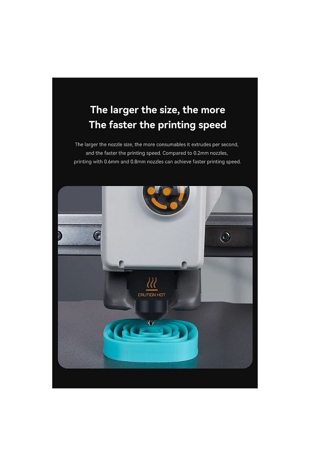 Bambu Lab A1, A1 Mini Hotend Seti - Çelik Nozzle - 4