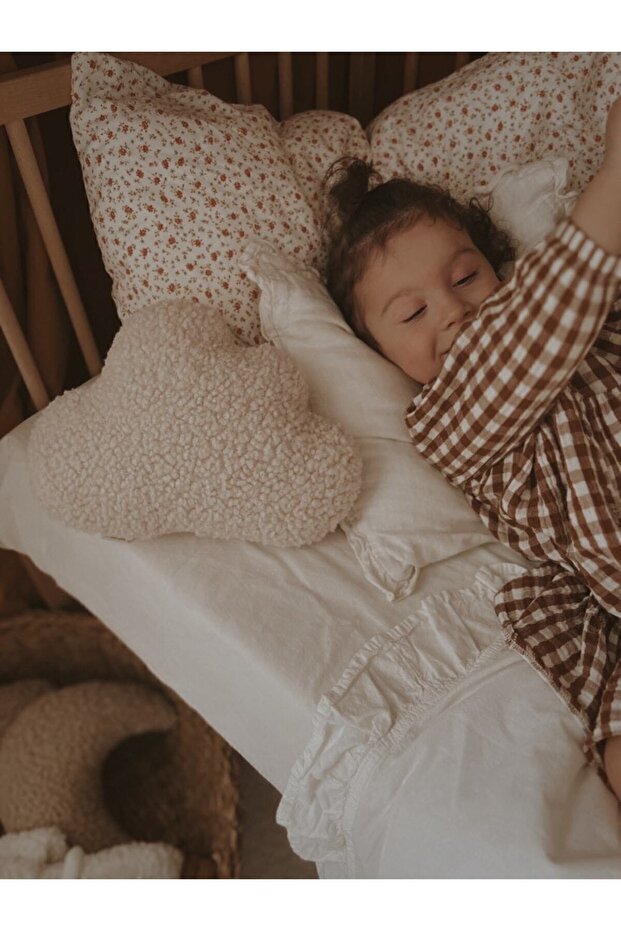 Teddy Bulut Yastık Krem - 1