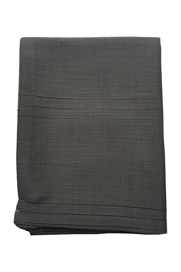 Black Linen Fabric Stripe Table Cloth 160*220 cm