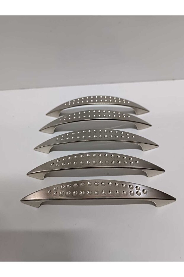 DOTED METAL HANDLE SATIN FURNITURE DRAWER CABINET DOOR HANDLE 96MM (1 PACKAGE IS 5 PIECES)