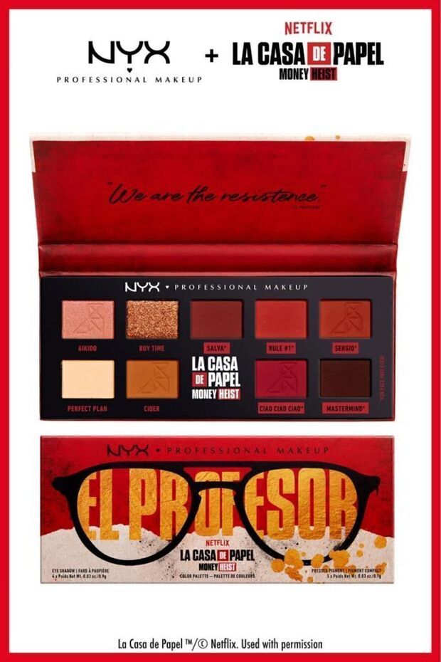 لوحة ظلال العيون La Casa De Papel El Professor Palette